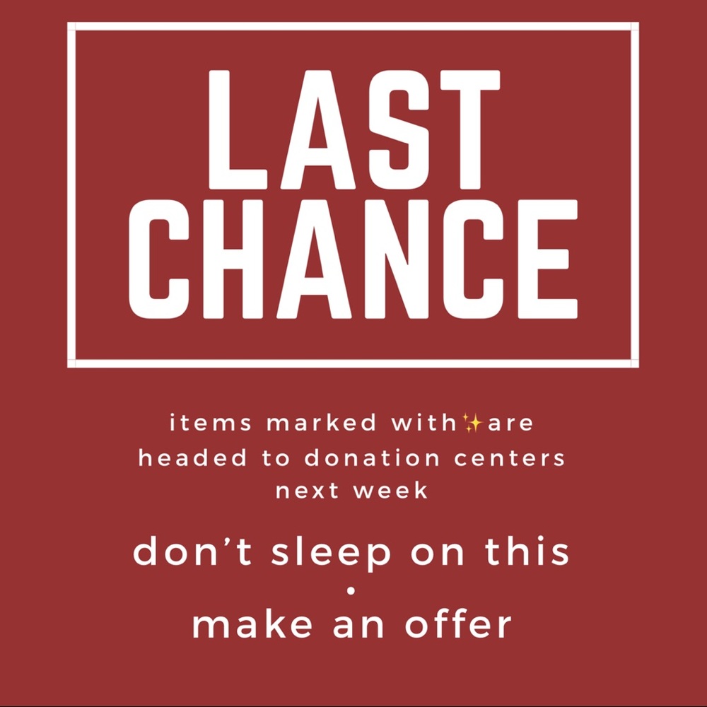 come take one last look!